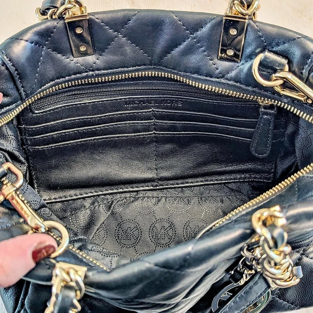 Vintage Y2K Michael Kors Black Quilted Women's Bag